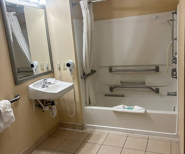 Partial Ada Suite Bathroom