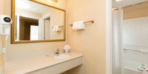 New Bathroom Hotel Suites - Gallery Kitchen with Living Room - staySky Suites I-Drive Orlando